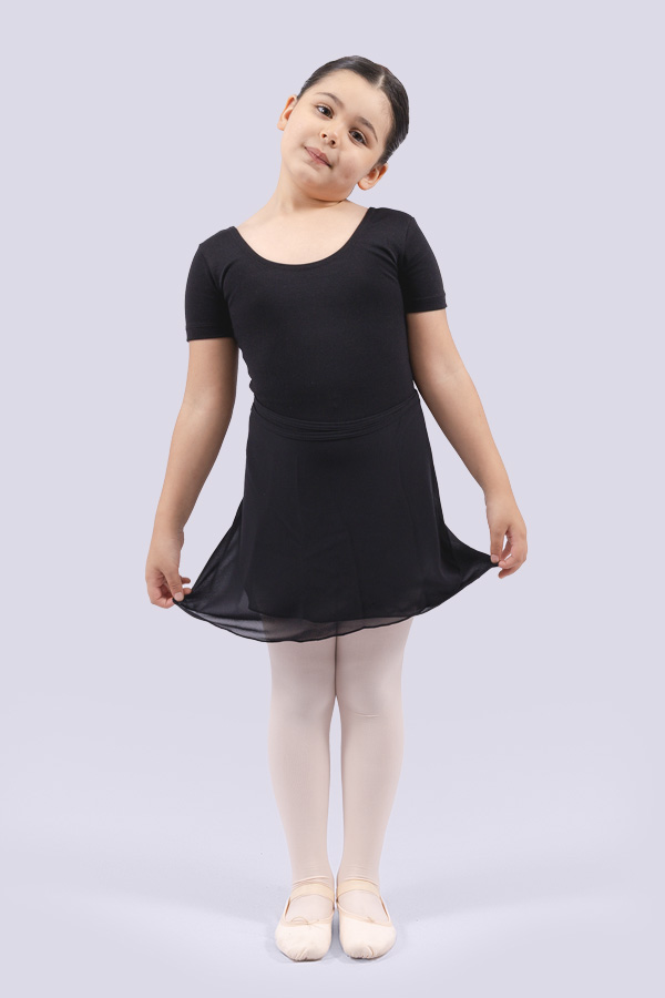 Saia de Transpassar Infantil Curta em Chiffon - SA152 CF